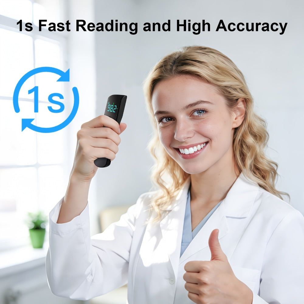 Infrared Forehead Thermometer No-Touch Digital Thermometer for Adults Kids Baby with Fever Alert Fast Accurate Temperature Reading Object & Room Mode