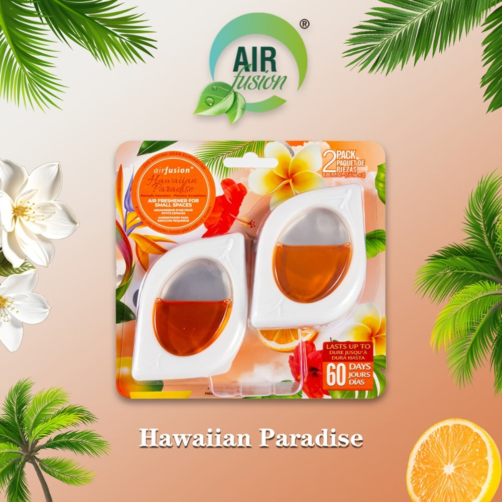 Air Freshener Odor Eliminator for Home Closet Bathroom Pets Small Space 0.25oz Up to 30 Days 6 Scents Eucalyptus Lavender Hawaiian Peach Black Ice Linens Sky 2 6 or 12 Pack
