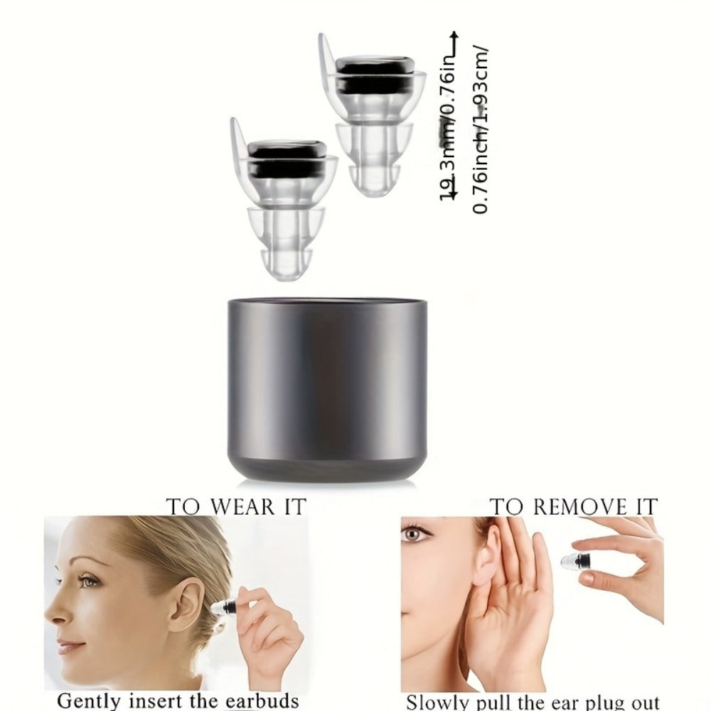 High Fidelity Earplugs for Concerts Musicians 24dB Noise Reduction ¨C Advanced Filter Technology Ear Protection for Music Festivals, DJs, Nightclub, Drummers, Professional Work and Industrial Use