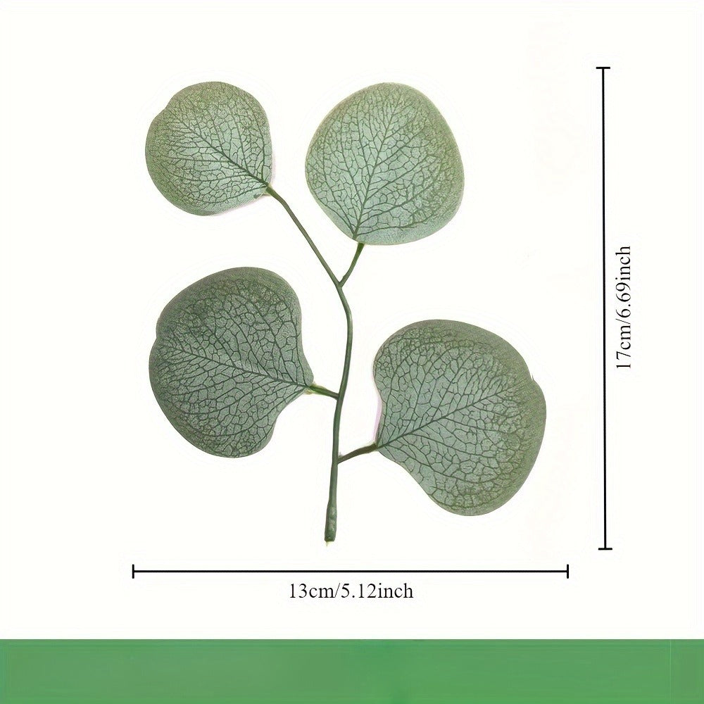 Artificial Ivy Leaves 100pcs Real Touch Faux Greenery Bulk, Realistic Plastic Willow Leaf for Wedding Home Decor DIY Wreaths Party Outdoor Decoration, Lush Ivy Vine Leaves Long Lasting