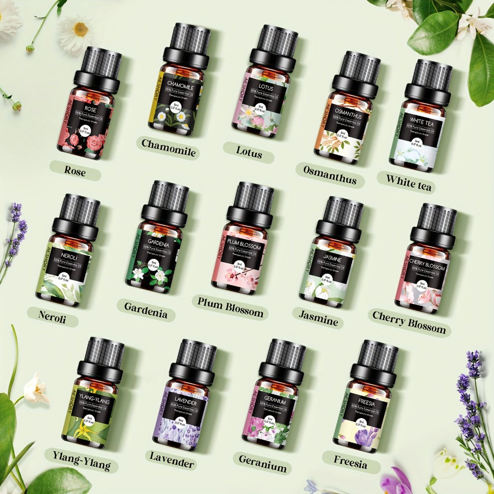 Essential Oil Gift Set 14pcs ¨C Bakery, Fruity & Floral Fragrance Oils for Diffuser & Candle Making | Valentine's Day, Birthday & Holiday Gift