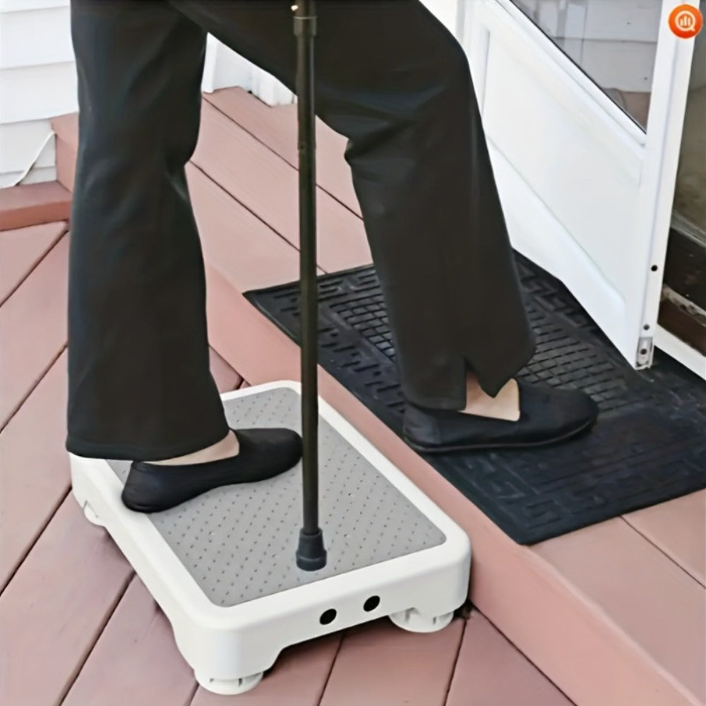 Step Stool Anti-Slip Heavy Duty ¨C Portable Mobile Stepping Stool with Textured Non-Slip Surface & Sturdy Base | Indoor Outdoor Use for Elderly, Bathroom, Toilet, Stairs & Standing Assistance