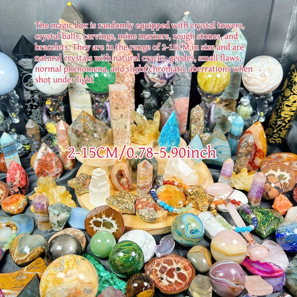 Bohemian Luxury Crystal Collector Box Gift Set - Romantic Home Decor & Holiday Gift for Parents, Friends | Christmas, Valentine's Day, Mother's Day