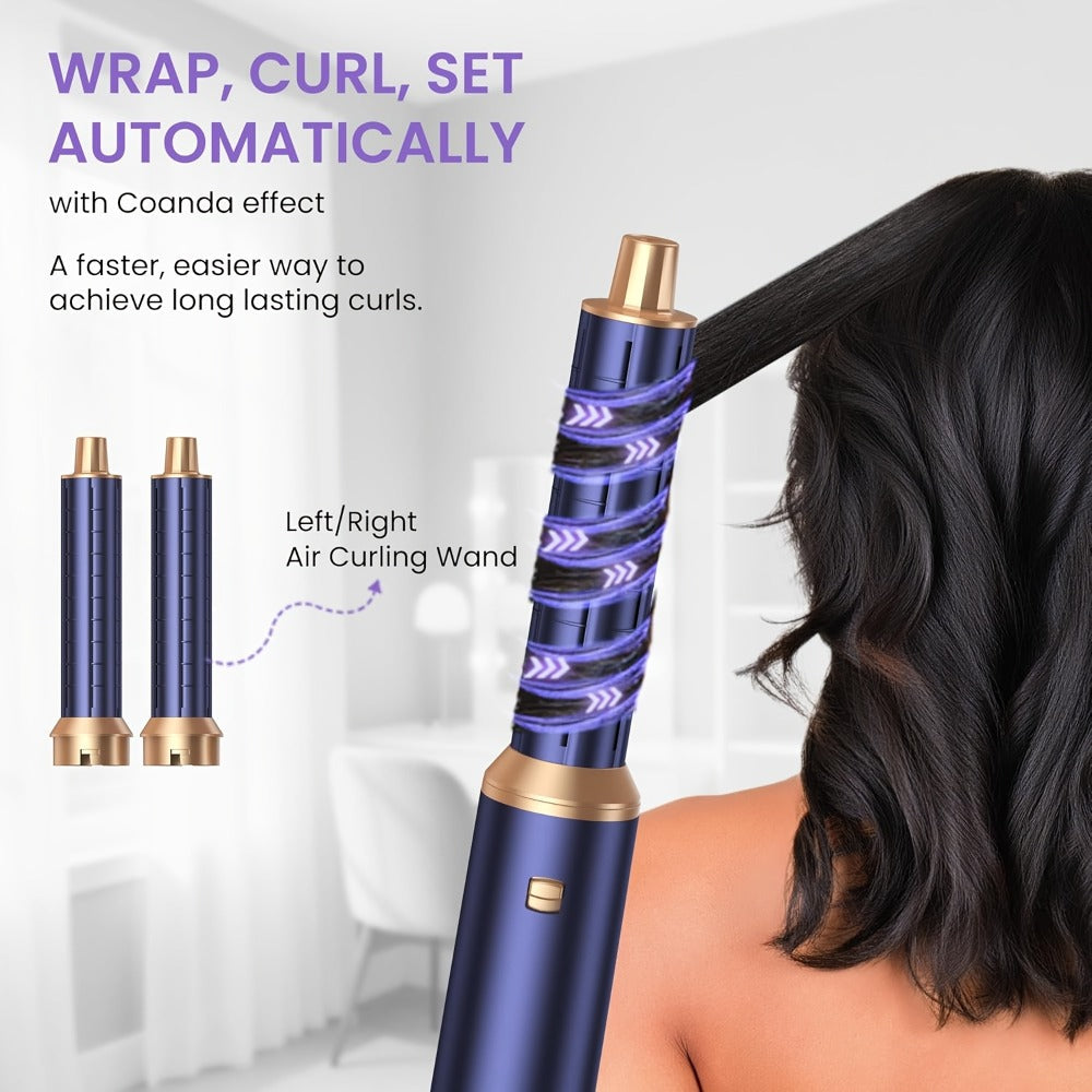 5-in-1 Hair Dryer Brush Set ¨C Blow Dryer Brush with Curl, Straighten, Volumize & Smooth, Hot Air Styler for All Hair Types, Professional Styling Wand