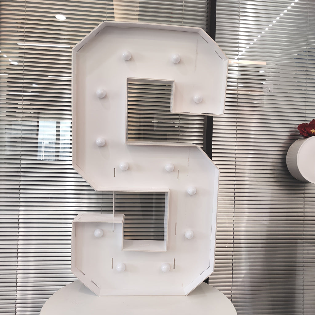 LED Letter Lights 4FT Tall Marquee Letter Lights A-Z Alphabet Light Up Letters with Cool White LED for Wedding, Birthday, Party, Proposal & Graduation Decor