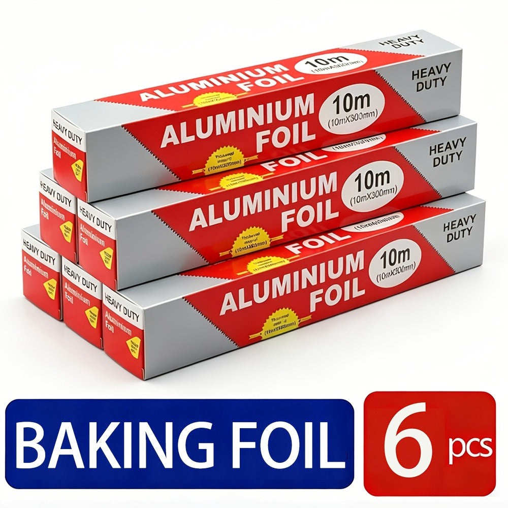 Aluminum Foil Rolls Heavy Duty ¨C Thick Tin Foil for Baking, Grilling, BBQ & Food Wrapping, Disposable Kitchen Foil for Restaurants & Home, Perfect for Camping, Corn, Hot Dogs & Sandwiches