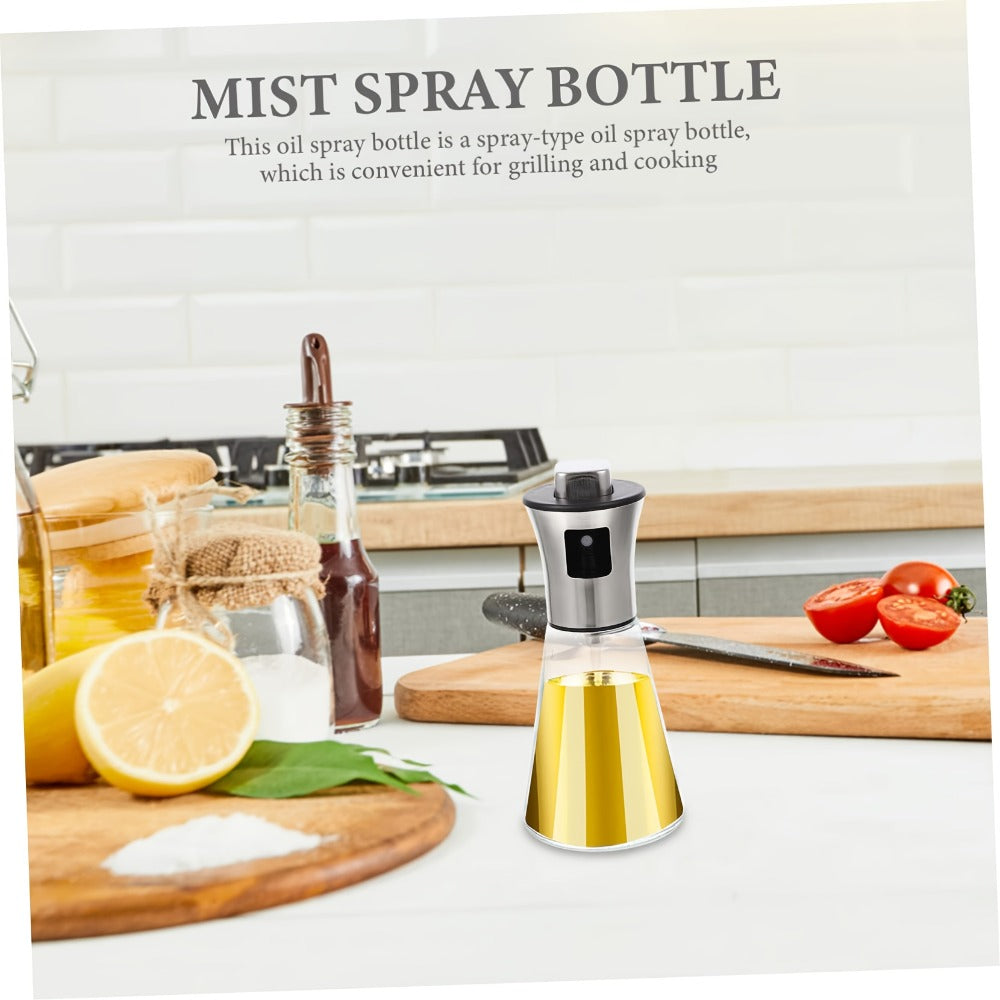 Oil Sprayer for Cooking Stainless Steel ¨C Pressurized Glass Olive Oil Spray Bottle for Kitchen BBQ Grilling Baking Air Fryer