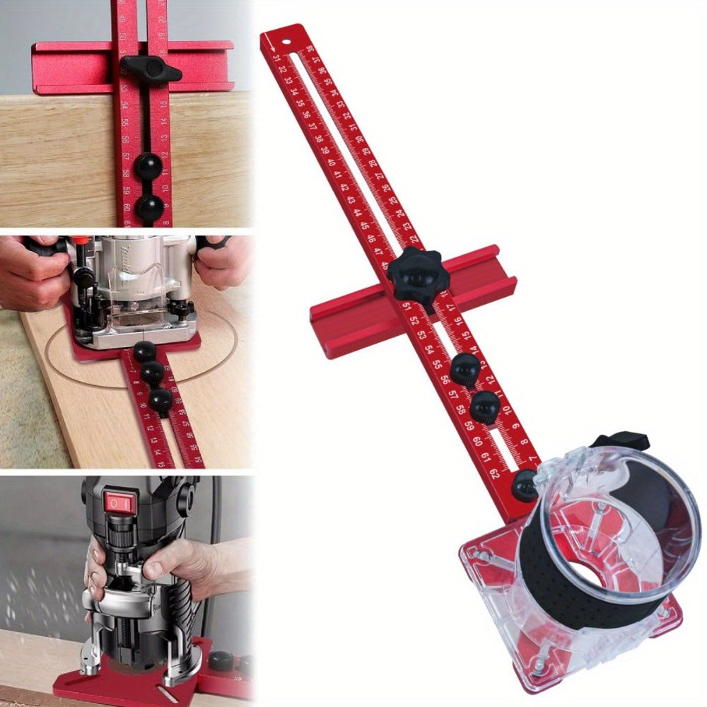 Router Circle Cutting Jig 4-in-1 Aluminum Alloy Woodworking