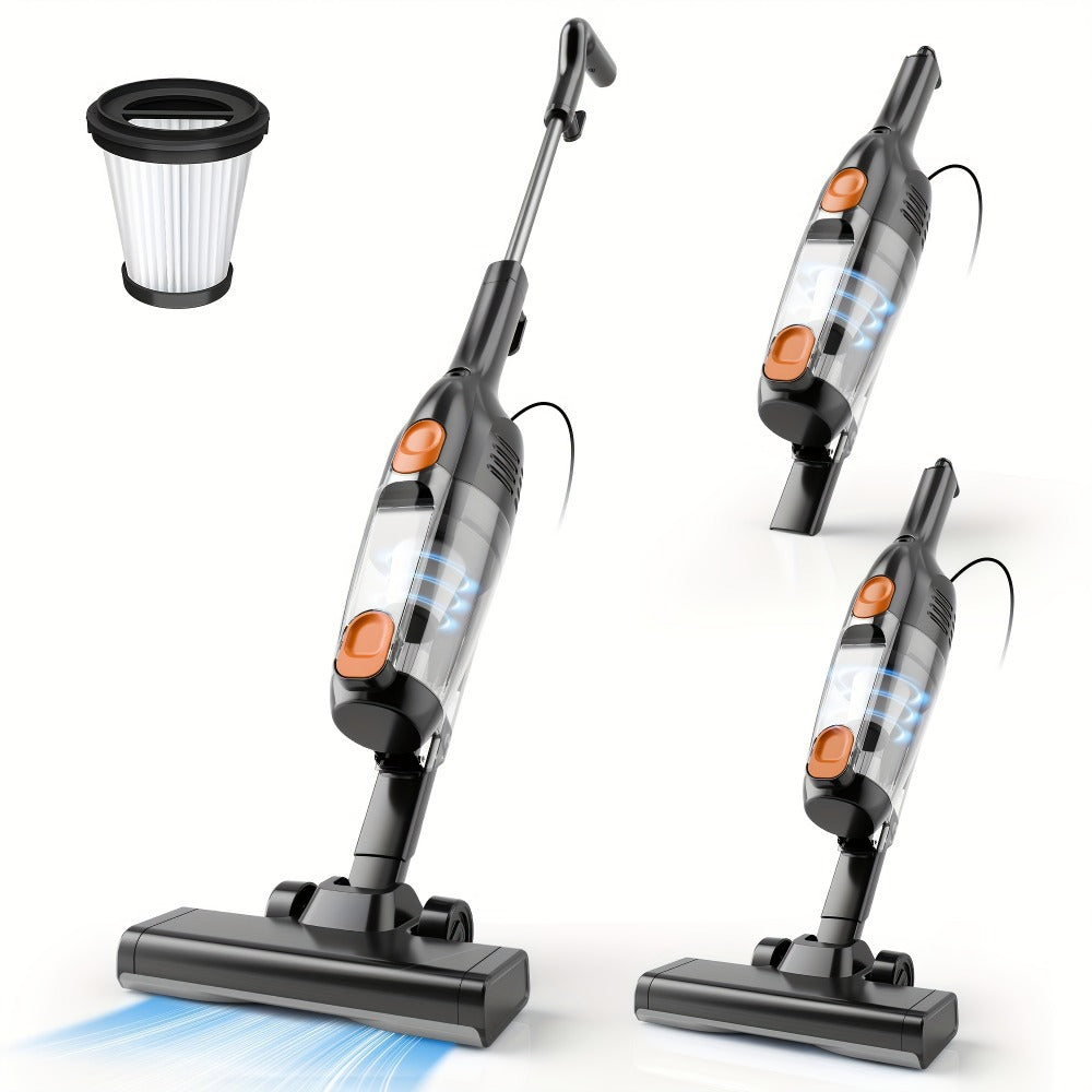 Cordless Stick Vacuum 30KPa 600W Motor 68oz Bagless Upright Lightweight Vacuum Cleaner for House Car Hard Floor Carpet Pet Hair Multi-Color
