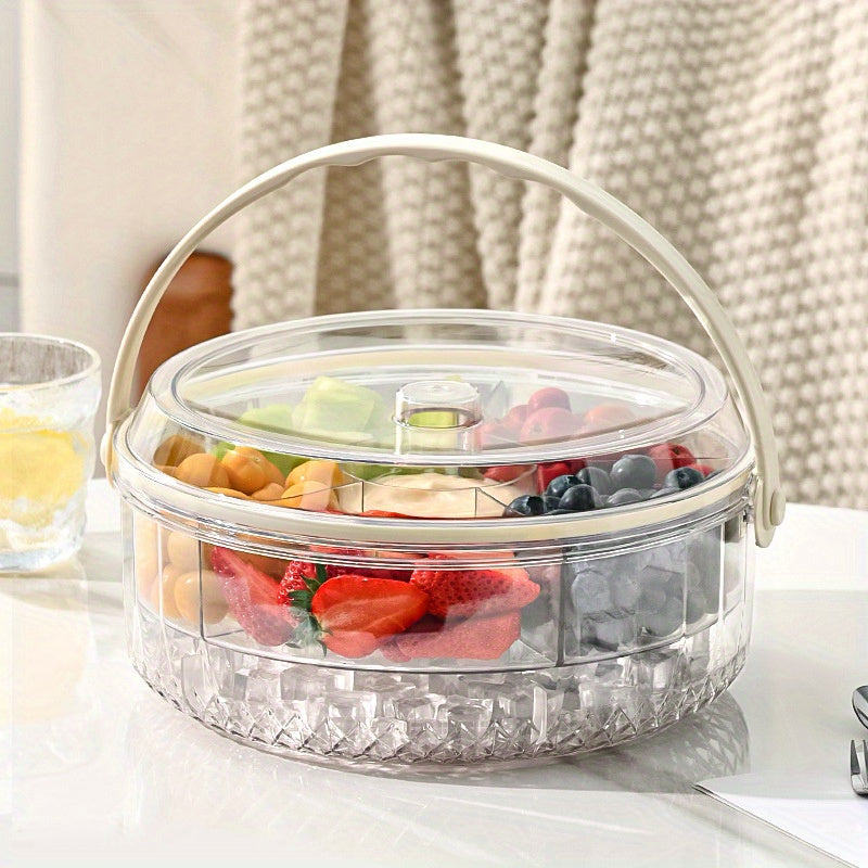 Portable Ice Bucket with Lid Large Capacity Insulated Beverage Cooler for Outdoor Party Beer Champagne Fruit