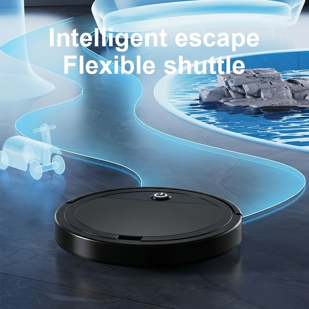 Robot Vacuum Cleaner 3-in-1 ¨C 2000Pa Powerful Suction, 150-Min Runtime, Auto Floor Cleaning for Pet Hair, Dust & Debris, Multi-Functional Robotic Vacuum for Hardwood, Tile & Low-Pile Carpet