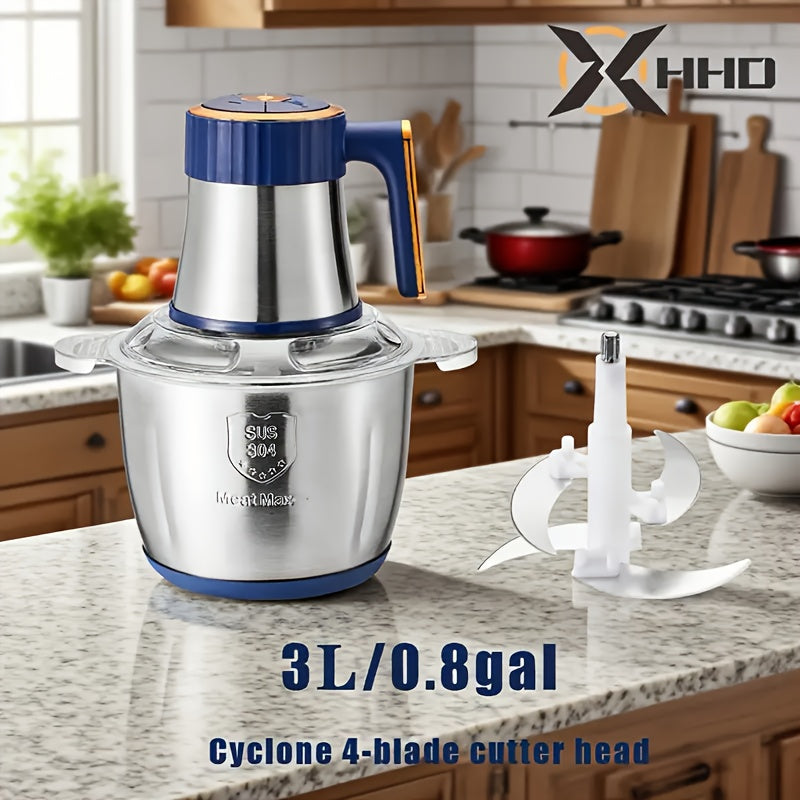 Electric Meat Grinder 5L 5-Speed ¨C Large Capacity Stainless Steel Food Processor, Blender & Filling Machine for Meat, Garlic, Chili & More