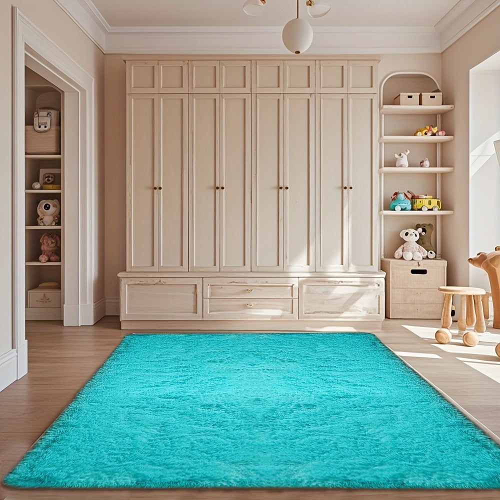 Fluffy Area Rug Large Soft Shag Carpet for Living Room Bedroom ¨C Non-Slip Ultra Thick Plush Floor Mat, Multiple Sizes & Colors, Home Decor