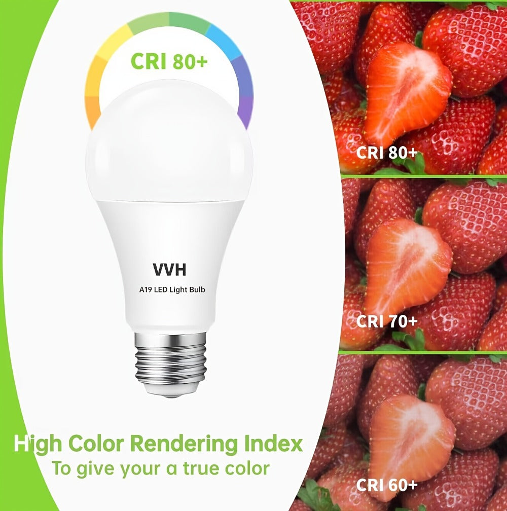 3-Way LED Light Bulb A19 40 60 100W Equivalent 1500 Lumens E26 Base ¨C Soft White 2700K & Daylight 5000K Three-Way Bulb for Bedroom Living Room Study Room Table Lamp, 2 & 4 Pack