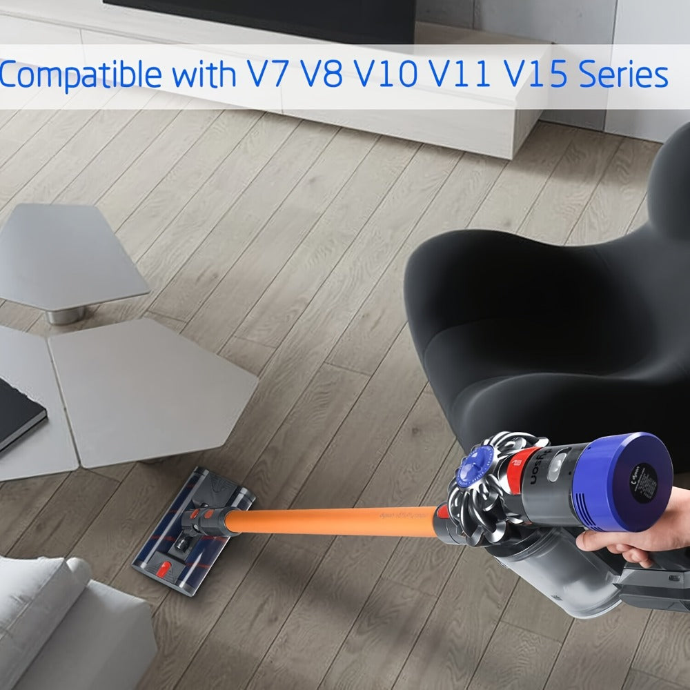 Dyson Replacement Brush Head Double Roller Compatible with V7 V8 V10 V11 V15 360¡ã Swivel Hard Floor Vacuum Cleaner Attachment