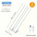 Motion Sensor Under Cabinet Lights 2 Pack | Wireless USB Rechargeable Dimmable 3 Color Temperatures Stick-On Magnetic LED Light for Kitchen Cabinet Wardrobe Stairs Cupboard