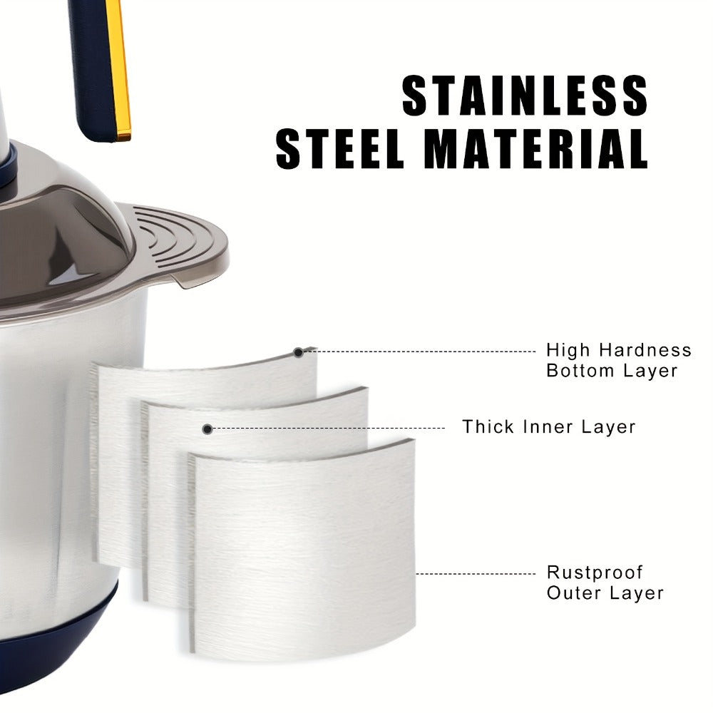 Electric Meat Grinder 5-Speed 6-Blade Food Chopper - 1.32 Gal Household Mincer for Meat Vegetables Garlic Puree Juice Noodles, Fast 6-Second Grinding, Food-Safe