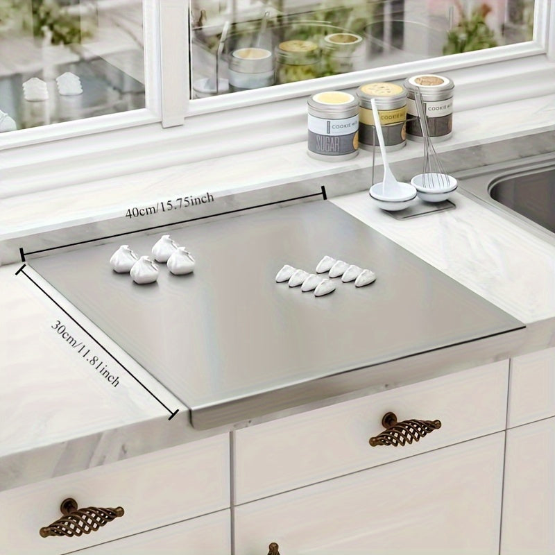 Extra Large Stainless Steel Cutting Board ¨C Multi-Use Kitchen Chopping Board, Easy to Clean & Store, Multiple Sizes