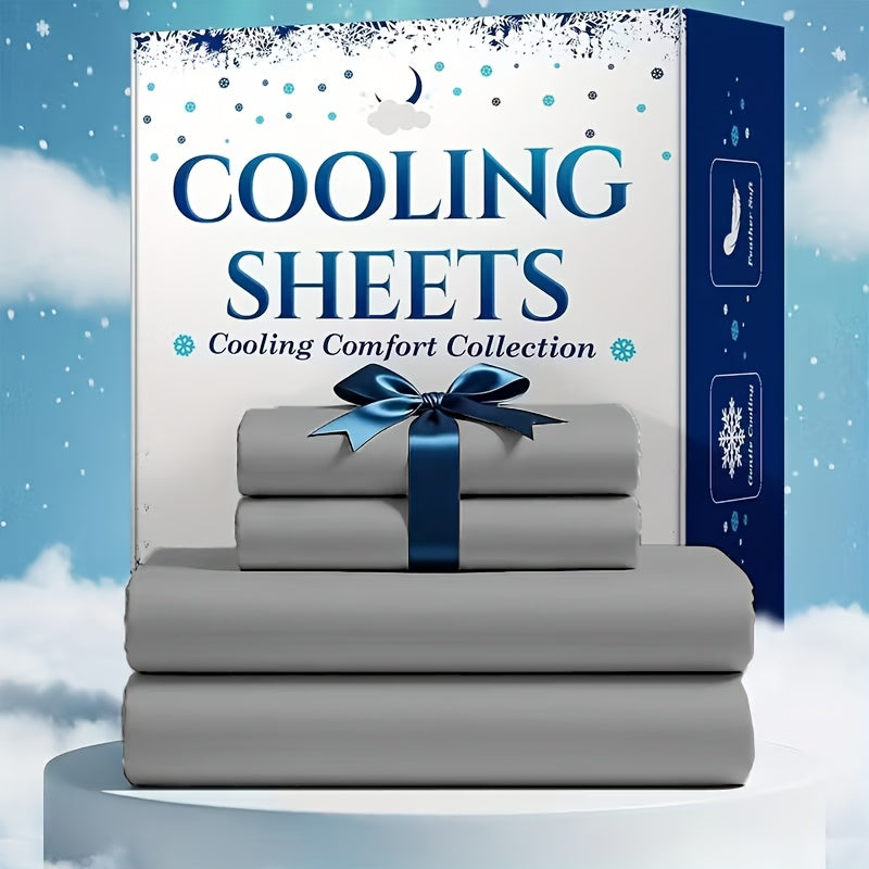 Bed Sheet Set Soft Breathable Cooling Microfiber Fitted & Flat Sheets with Deep Pockets ¨C Wrinkle Free Hotel Luxury Bedding in Multiple Colors & Sizes