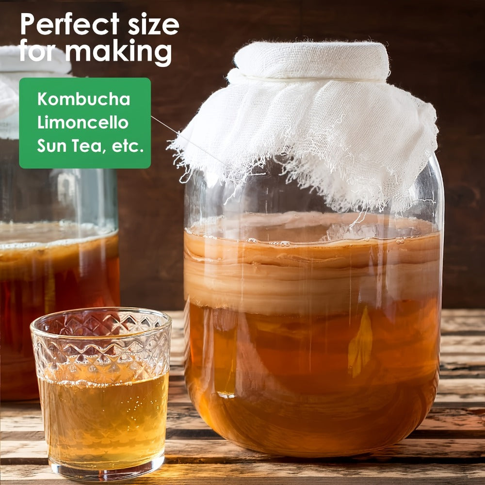 1 Gallon Glass Mason Jars with Hinged Airtight Lids 4 Pack - Wide Mouth Rectangular Freezer Safe Containers with Silicone Gaskets for Fermenting Canning Preserving Pantry and Kitchen Storage