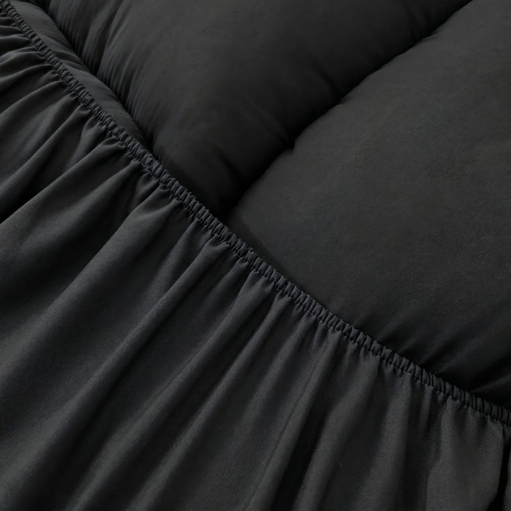 Quilted Mattress Topper Pillow Top 1000GSM - Fitted Mattress Pad Cover Deep Pocket 8-21 Inch, Breathable Cooling Mattress Protector Twin Full Queen King, Machine Washable, 4 Colors