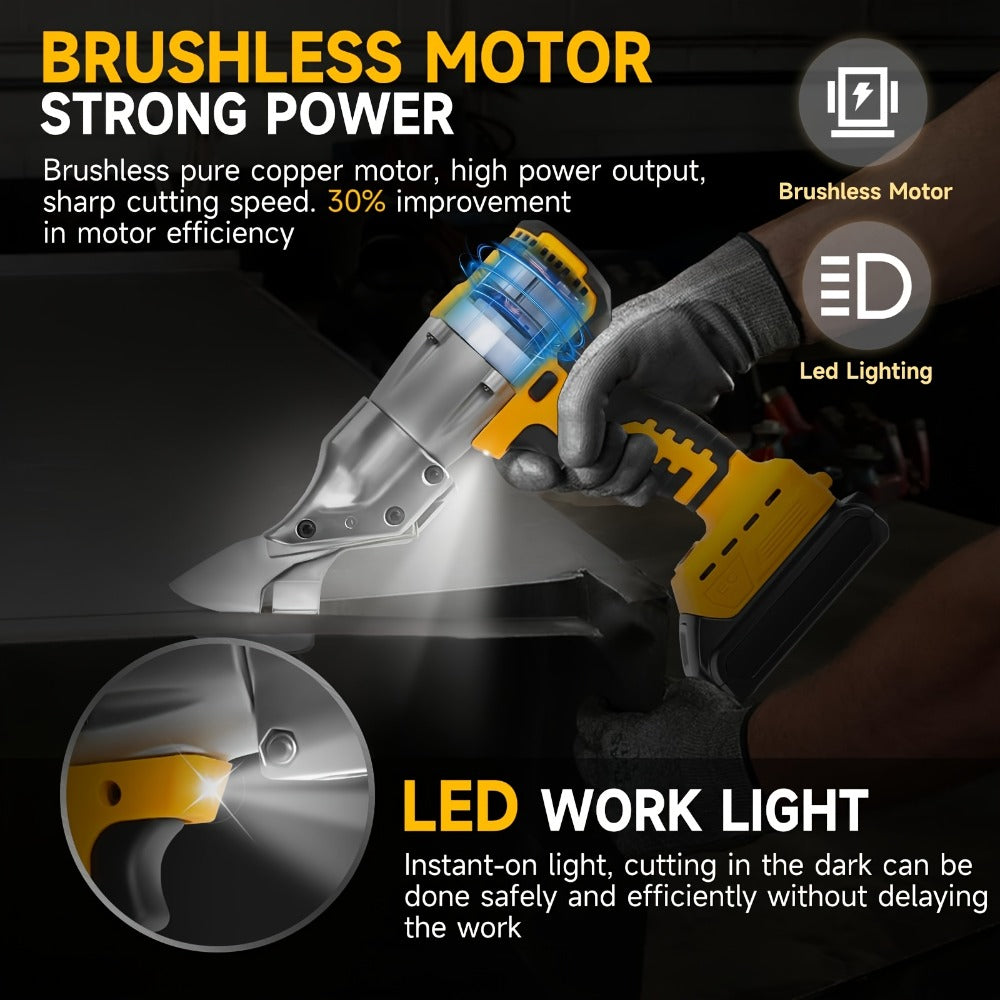 Metal Shear for Dewalt 20V Max Battery Brushless Electric Metal Scissors ¨C Cuts Stainless Steel Sheet Iron Carpet Leather Cardboard ¨C Tool Only No Battery