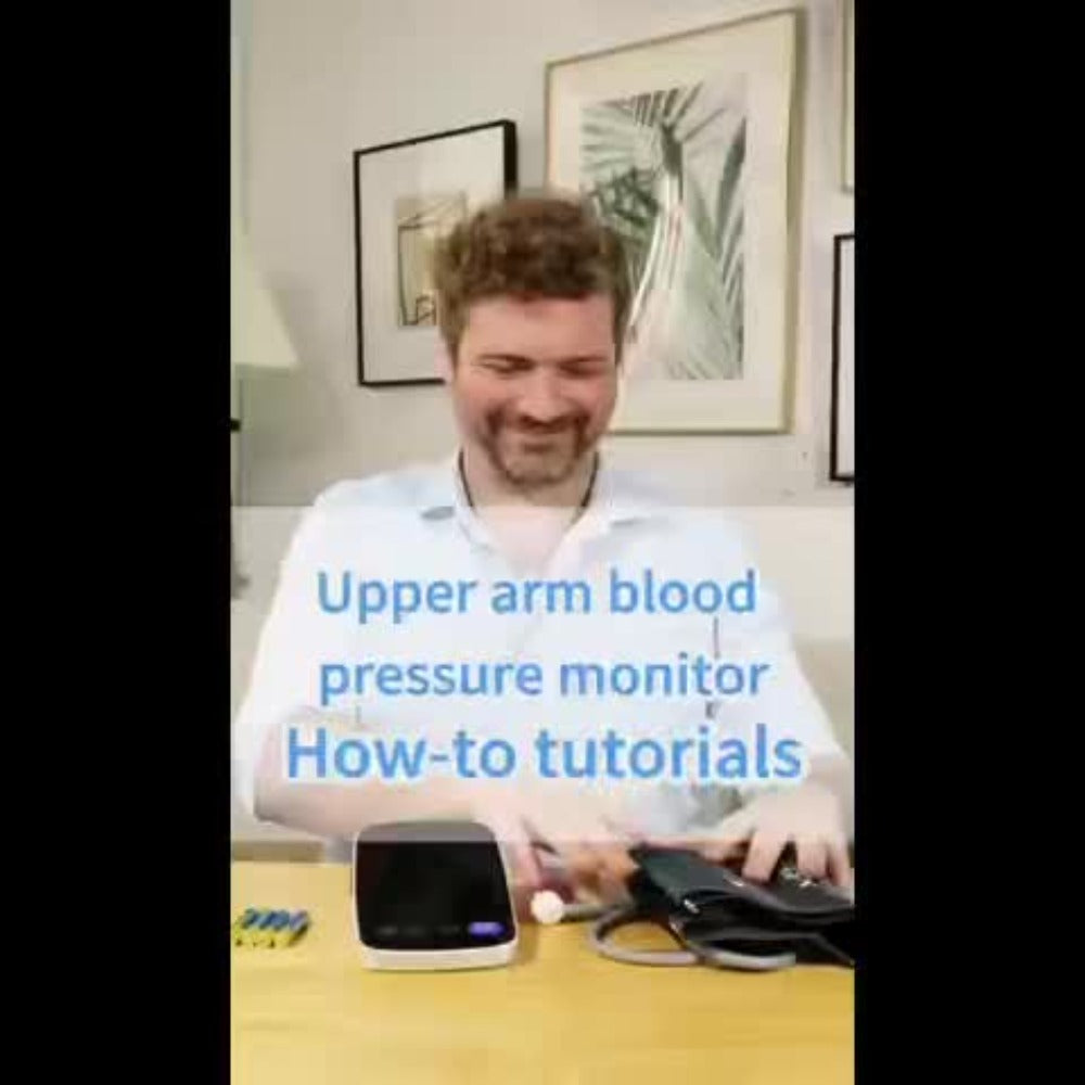 Upper Arm Blood Pressure Monitor - ALPHAMED U82RH Automatic BP Monitor, USB Powered, 8.7-17¡± Cuff, 2¡Á199 Memory, LED HD Curved Screen, Intelligent Design for Elderly & Family Home Use