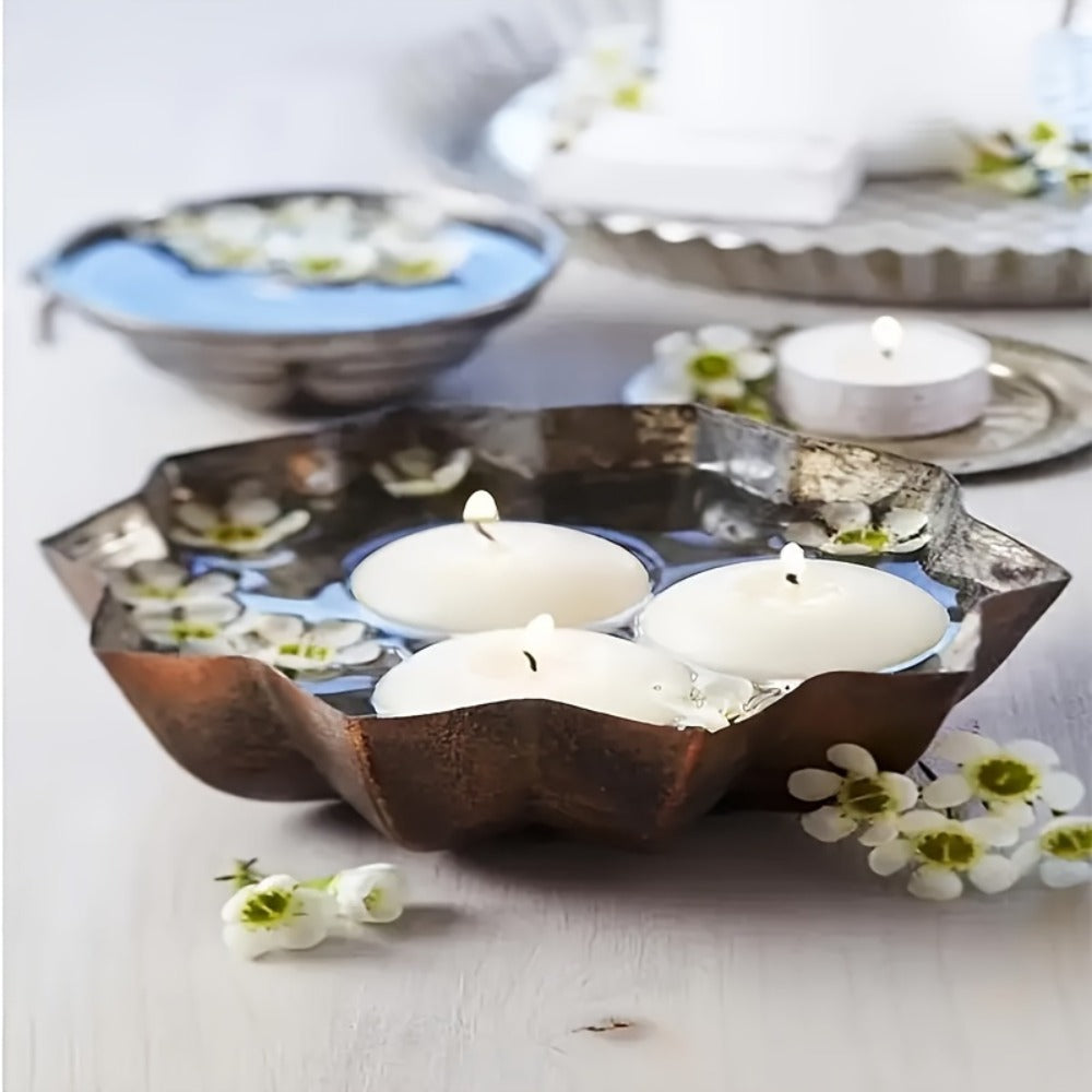 Floating Candles White Set of 42 ¨C 1.5 Inch Small Pool Candles, 4-8 Hour Burn, Wedding Centerpiece, Pool Party, Christmas, Halloween, Easter & Thanksgiving Ambience Decoration