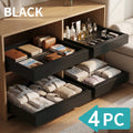 Pull Out Cabinet Organizer Expandable Slide-Out Drawer Shelf Heavy Duty Carbon Steel Silent Sliding Rust-Resistant Storage Rack for Kitchen Bathroom Pantry 12.6¡±-20.5¡± Wide