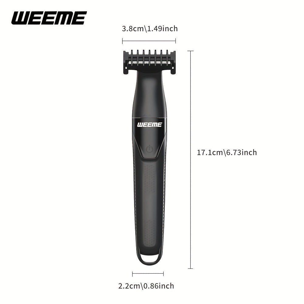 Electric Epilator & Hair Removal Device 3-in-1 for Men & Women - Painless Shaver Trimmer for Underarms Legs Arms Bikini Line Sensitive Areas, USB Rechargeable Personal Care Grooming Tool