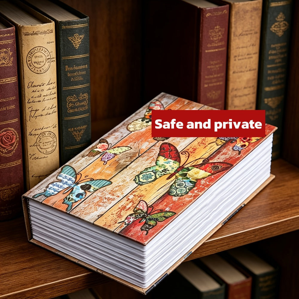 Hidden Book Safe Storage Box with Key Lock ¨C Diversion Book Piggy Bank for Money Jewelry Secret Valuables Home Decor