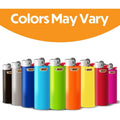 BIC Classic Maxi Pocket Lighters Assorted Colors 8-Count Tray - Reliable Everyday Lighter for Home, Candles, Camping & Outdoor Use