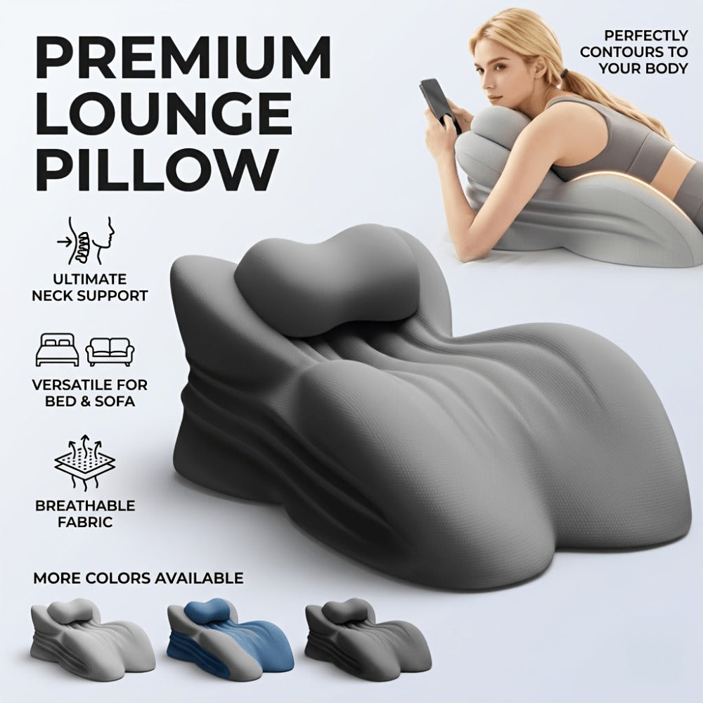 Wedge Pillow Memory Foam ¨C Ergonomic Cervical & Lumbar Support for Stomach, Side & Back Sleepers | Breathable Removable Washable Cover, Multi-Use for Sleep, Office & Reading, Great Gift for Couples