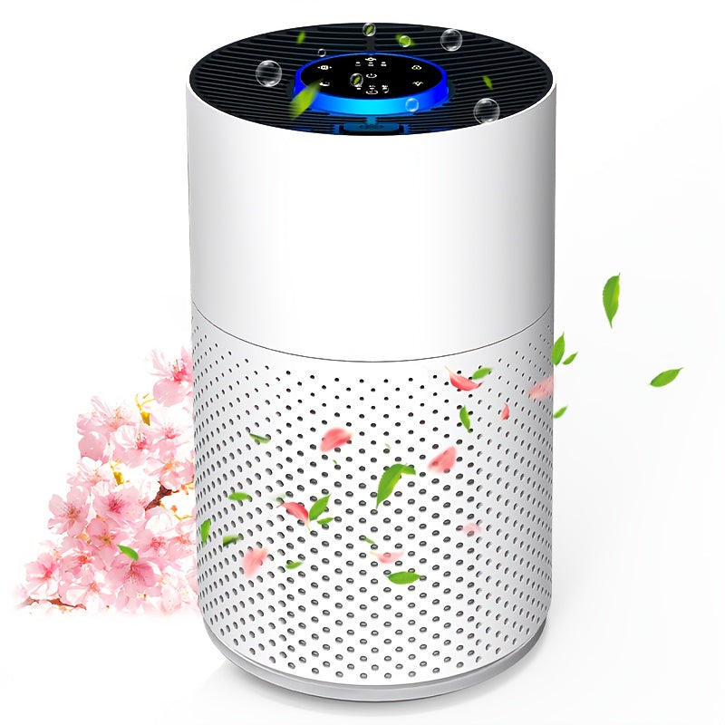 Air Purifier for Home with H13 True HEPA Filter, 3-in-1 Filtration for Allergies Pets Hair Smoke Dust Odors Pollen, Sleep Mode Bedroom Air Purifier for Pet Dander Smokers & Large Room