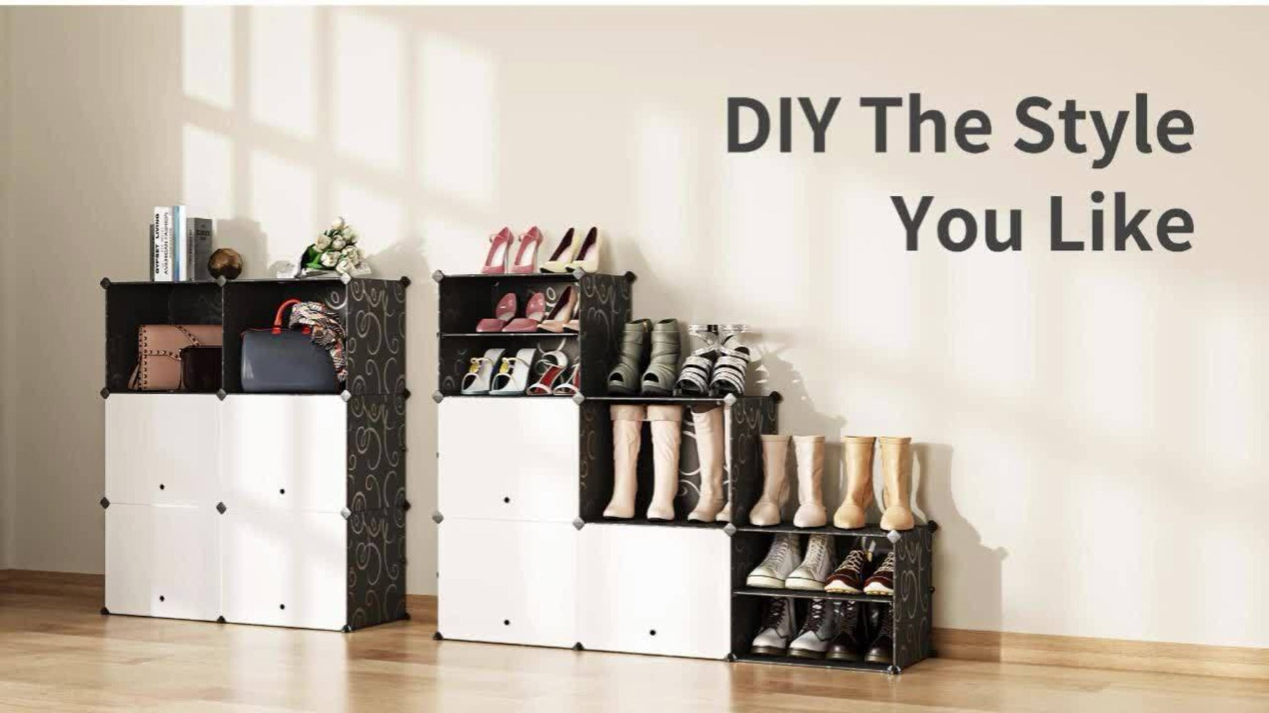 Shoe Rack Organizer Free Standing ¨C Shoe Storage Cabinet for Boots, Slippers & High Heels | 2¡Á6 / 3¡Á8 Tier Shoe Shelf for Closet, Bedroom, Entryway & Hallway | White, Translucent & Black Options