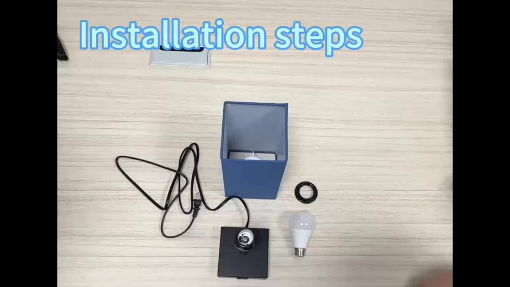 Bedside Lamps Set of 2 3-Way Dimmable Touch Nightstand Lamp USB-C A Charging Port LED Bulb Included Bedroom Living Room Decor Navy Blue Black Brown