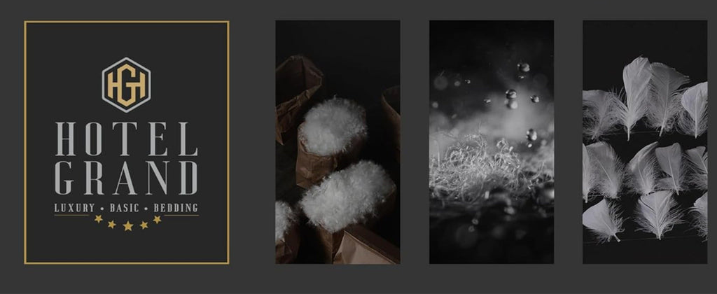 Hotel Collection Feather Down Bed Pillows Set of 2 ¨C 500 Thread Count 100% Cotton, Soft Hypoallergenic Queen King Standard Size Back Side Sleeper Pillow 2 Pack