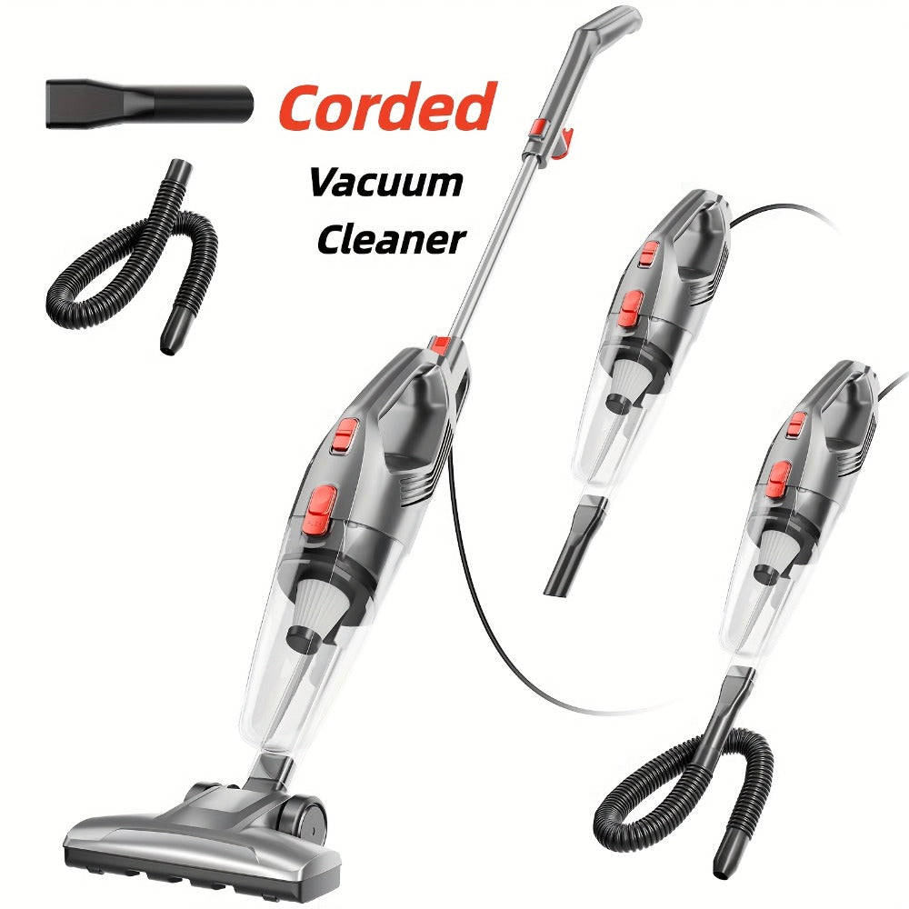 Cordless Stick Vacuum Cleaner 60Kpa 55-Min Runtime - Anti-Tangle Lightweight Handheld Vacuum for Hardwood Floor Carpet Pet Hair Corded Cordless 2200mAh Battery