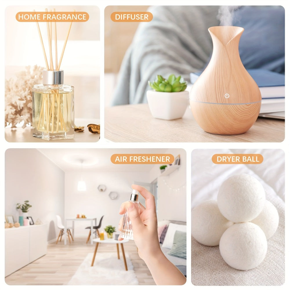Essential Oil Set ¨C Pure Natural Aromatherapy Oils in Amber Glass Bottles for Diffuser & Humidifier, DIY Fragrance, Valentine's Day & Holiday Gift for Women, Girls, Friends & Family (12/20/26pcs)