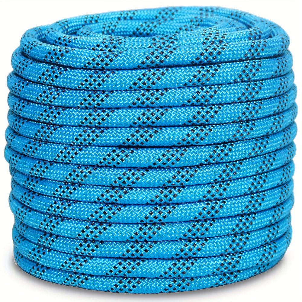 Double Braided Nylon Rope 1/2 Inch Heavy Duty Polyester ¨C 100ft 150ft 200ft Multi-Color for Anchoring Towing Cargo Sailing Dock Lines & Outdoor Use