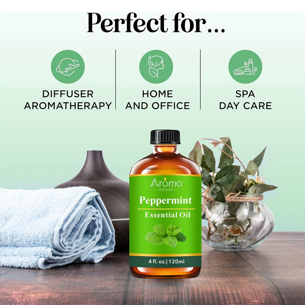 Lavender Essential Oil 4oz ¨C Pure Aromatherapy Oil for Diffuser, Candle, Humidifier & Massage | Also in Eucalyptus, Frankincense, Peppermint, Lemon & More