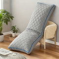 Memory Foam Body Pillow for Side Sleepers 51 Inch, Cooling Long Pillow with Breathable Polyester Cover, Firm Support Full Body Pillow for Adults Pregnancy, Machine Washable, Grey Blue Pink
