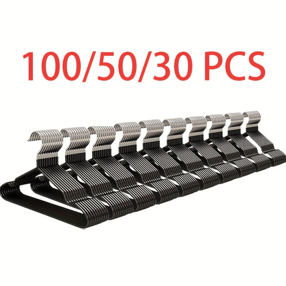 High Manganese Steel Non-Slip Clothes Hangers Thickened Heavy Duty Coat Suit Hangers Space Saving Closet Organizer