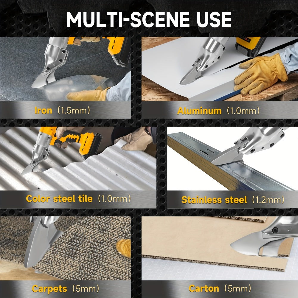 Metal Shear for Dewalt 20V Max Battery Brushless Electric Metal Scissors ¨C Cuts Stainless Steel Sheet Iron Carpet Leather Cardboard ¨C Tool Only No Battery