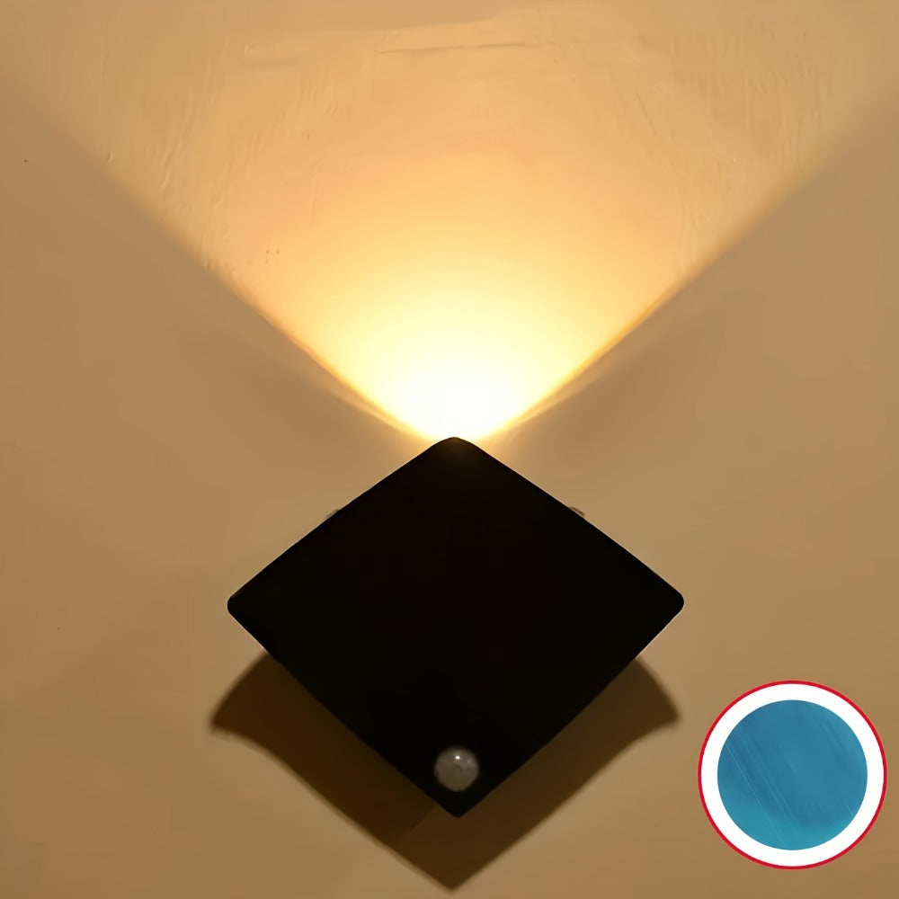 Magnetic LED Motion Sensor Wall Light USB Rechargeable ¨C Wireless Night Light for Hallway, Stairs, Bedroom & Kitchen in White or Warm Light (1, 2 or 4 Pack)