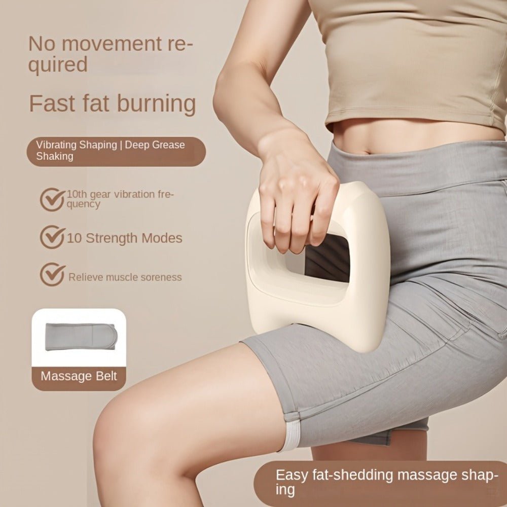 Massage Ring Fascia Massager ¨C Mini Neck Waist & Full Body Muscle Relaxing Ring with Massage Belt, Multi-Function Fitness Relaxation Tool for Back, Waist & Neck, Portable Gift for Men Women