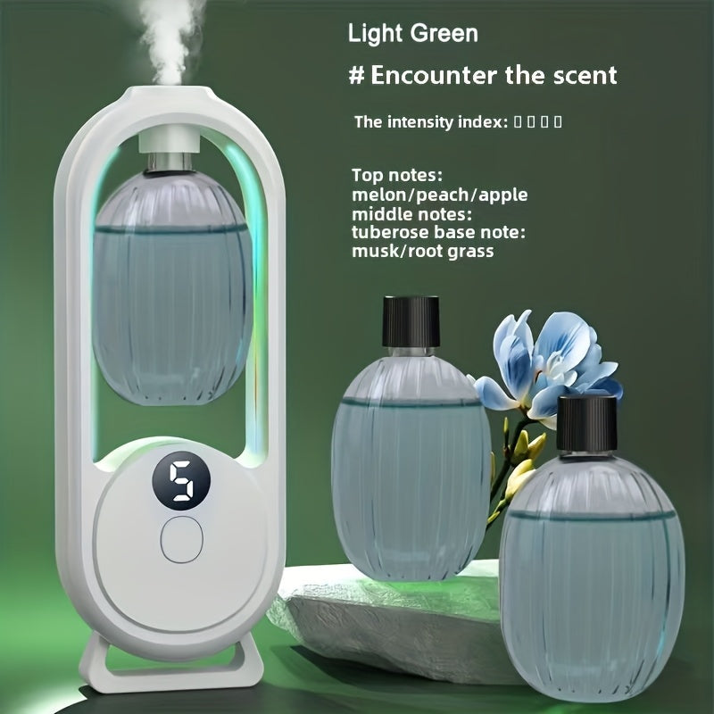 Aroma Diffuser with Essential Oils Set Cool Mist Humidifier 5 Settings for Bedroom Living Room Hotel Spa Yoga Home Relaxation Aromatherapy Diffuser Gift Set with 1 or 3 Essential Oil Bottles