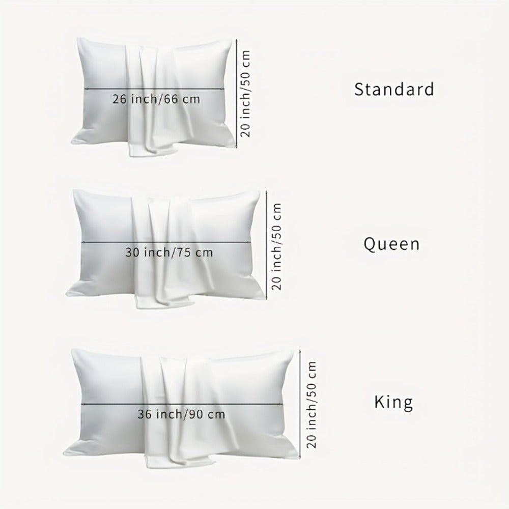 Microfiber Pillowcases Set of 4 ¨C Soft Brushed 90GSM Wrinkle-Resistant Envelope Closure Pillow Covers, Queen & King Size, Multiple Colors, Breathable Polyester Pillow Cases for Bedroom Hotel