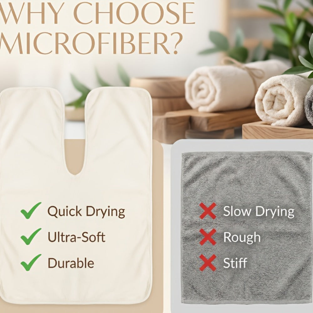Microfiber Facial Towels 6 Pack ¨C Professional Split-Fiber Esthetician Face Towels for Facials, Mask Removal & Spa, Ultra-Soft Reusable Face Cloths for Skincare Routine, Spa Steam Towels, Gift for Women