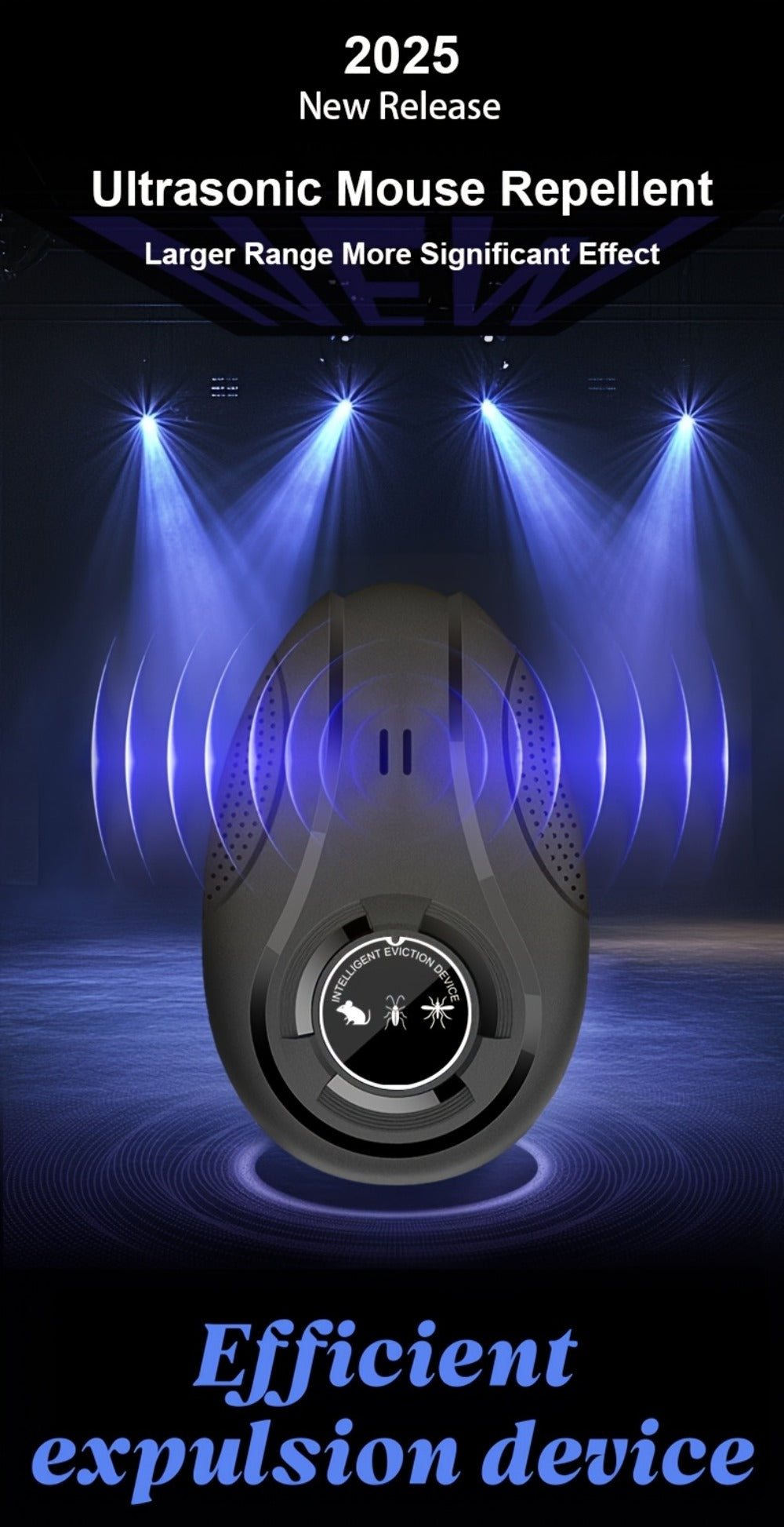 Ultrasonic Pest Repeller for Home Indoor ¨C Plug-In Electronic Mosquito Cockroach Mouse Ant Spider Repellent Device for House Office Warehouse